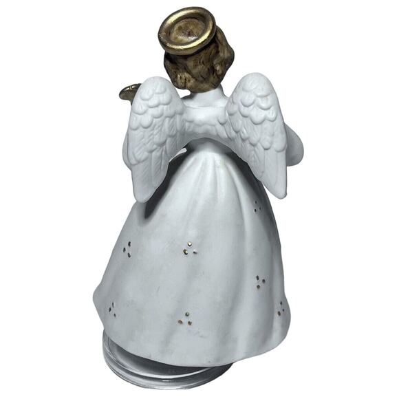 Berman & Anderson Angel with Mandolin Music Box - Silent Night, Japan Vintage - Picture 2 of 9